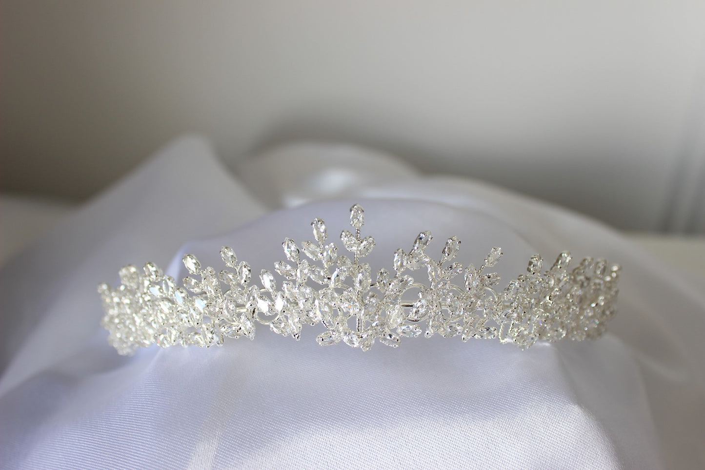 Louisa Silver Bridal Tiara